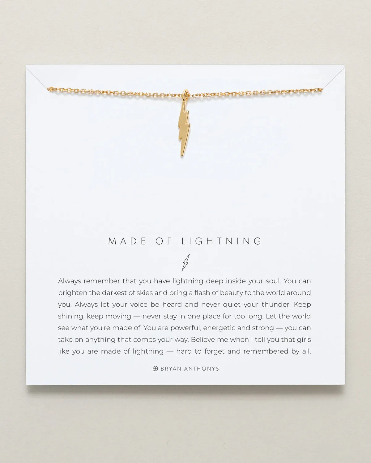 Made of Lightning Necklace