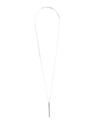 Maison Margiela Logo Engraved Pendant Necklace