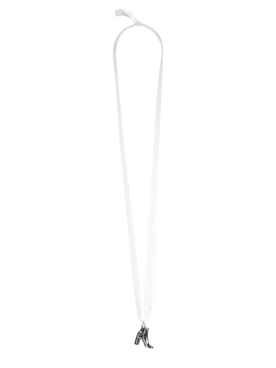 MM6 Maison Margiela Boot Pendant Necklace