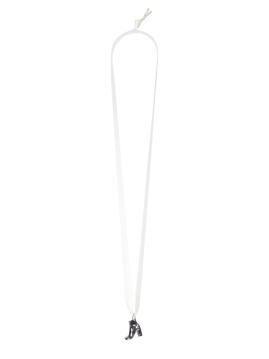 MM6 Maison Margiela Boot Pendant Necklace