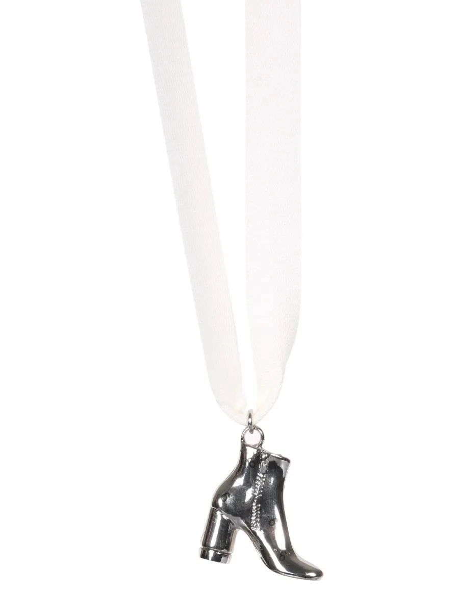MM6 Maison Margiela Boot Pendant Necklace