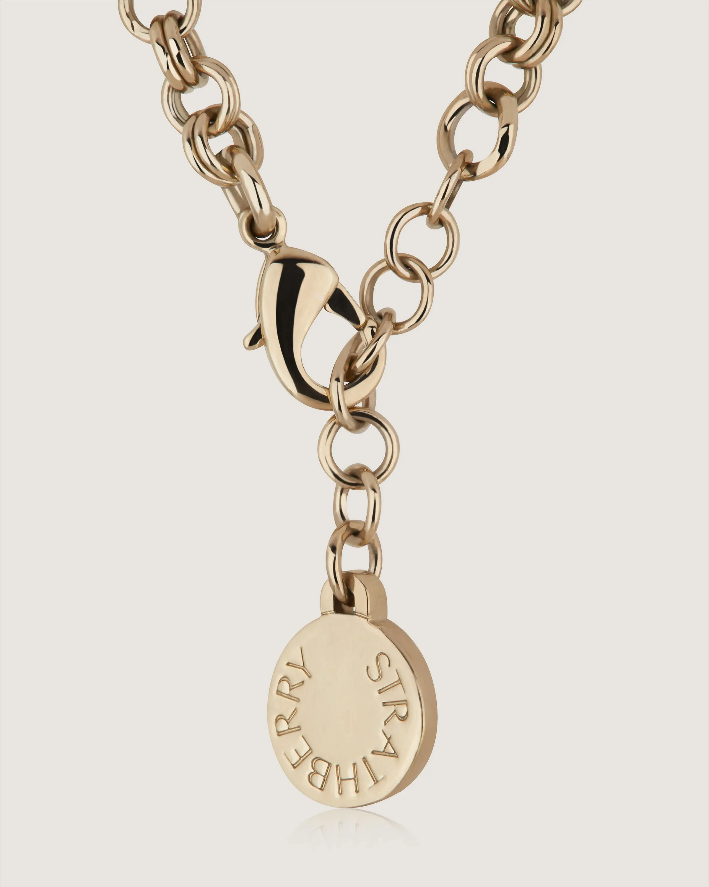 Mosaic Pendant Necklace - 22 Carat Gold Gilded