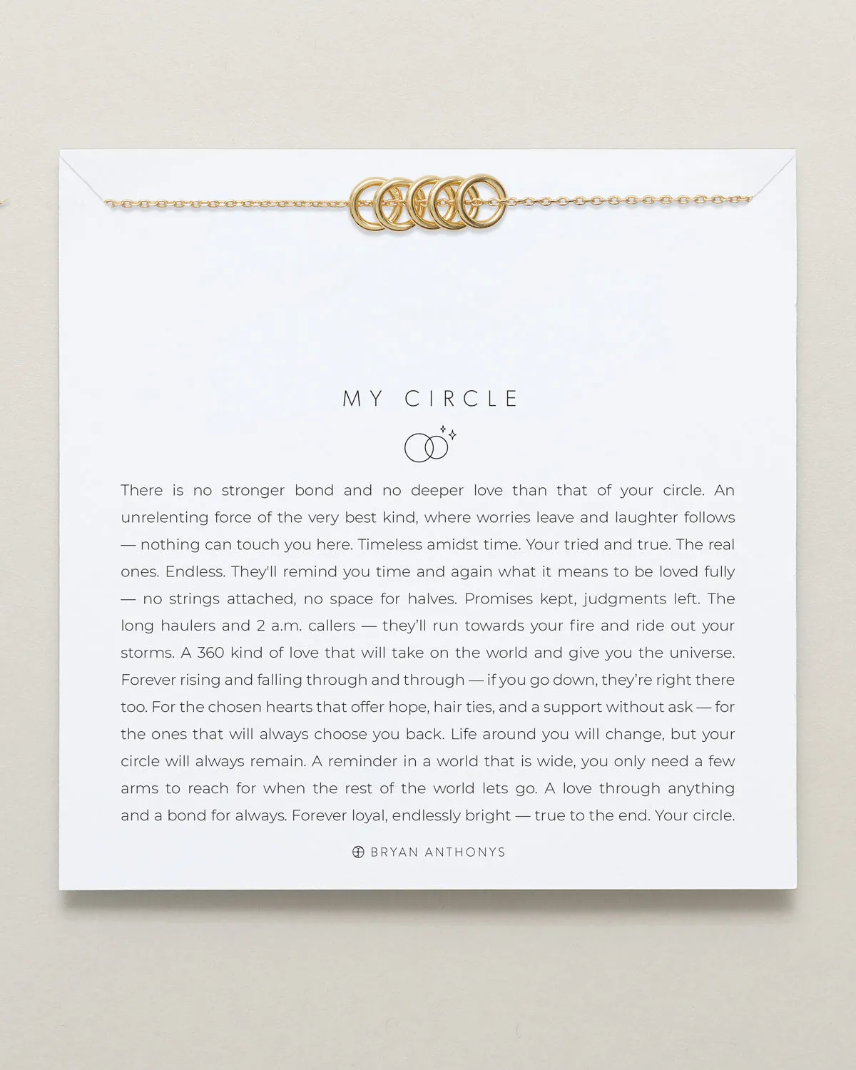 My Circle Dainty Necklace