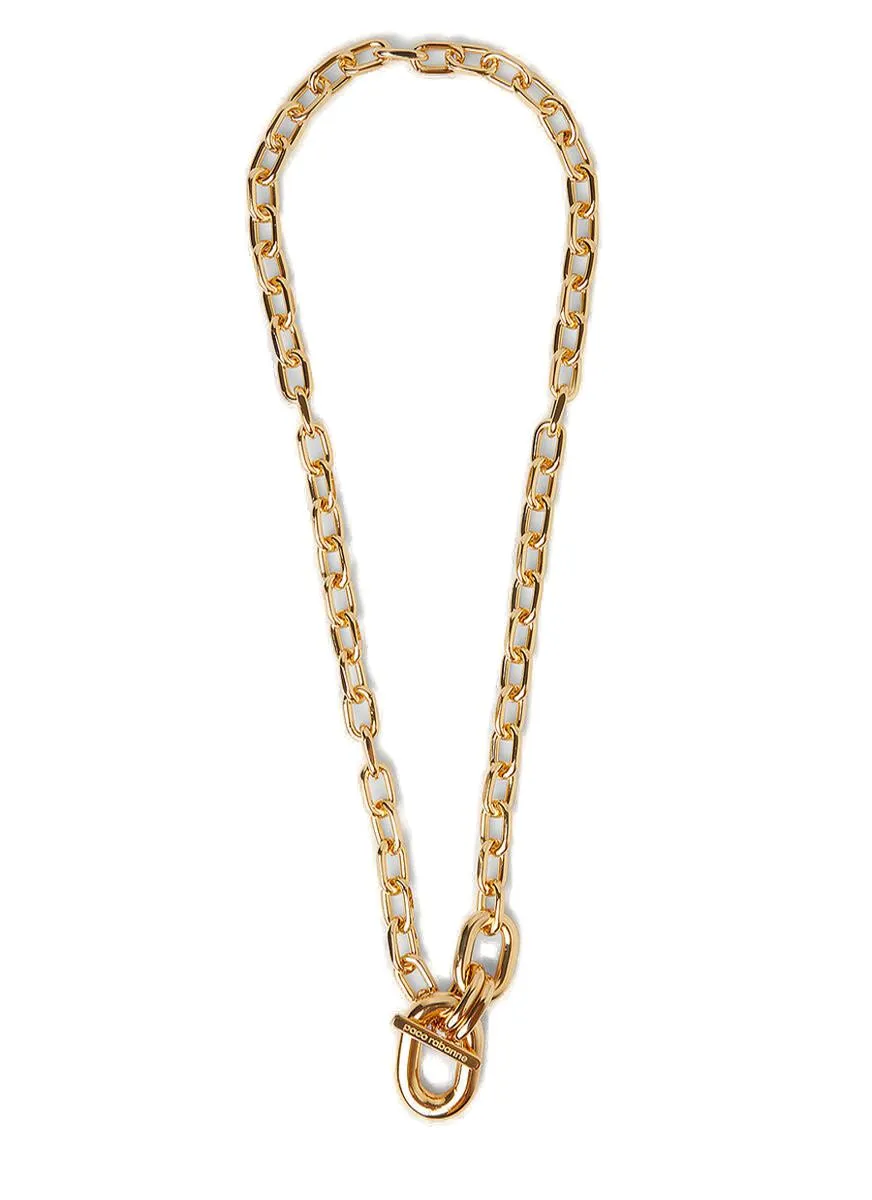 Paco Rabanne XL Link Double-Wrap Necklace