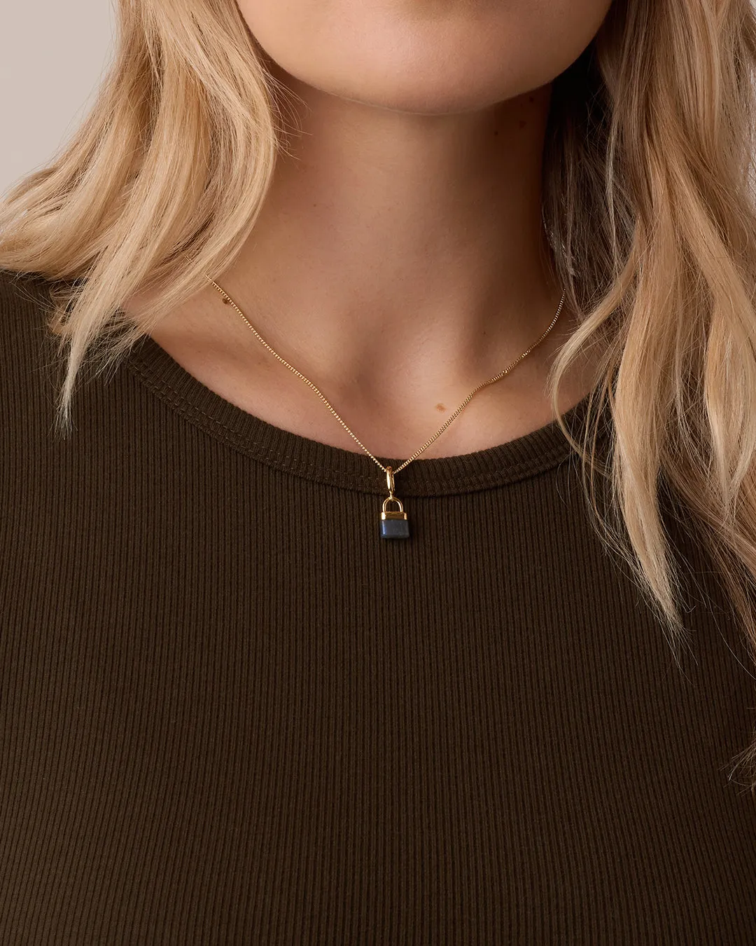 Padlock Parker Charm Necklace
