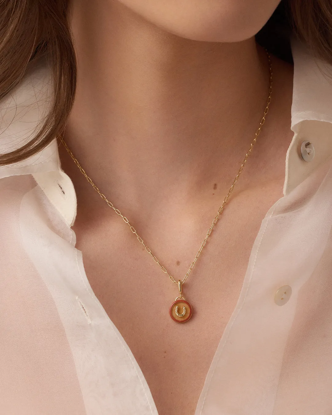 Power Gemstone Parker Charm Necklace Abundance
