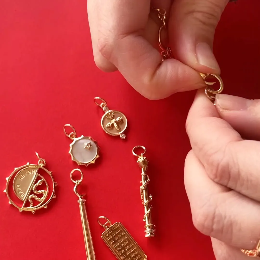 "Dream" and "Sun, Moon and Stars" Medallion Necklace