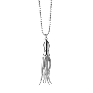 "Intuition" Octopus Sterling Silver Charm Necklace