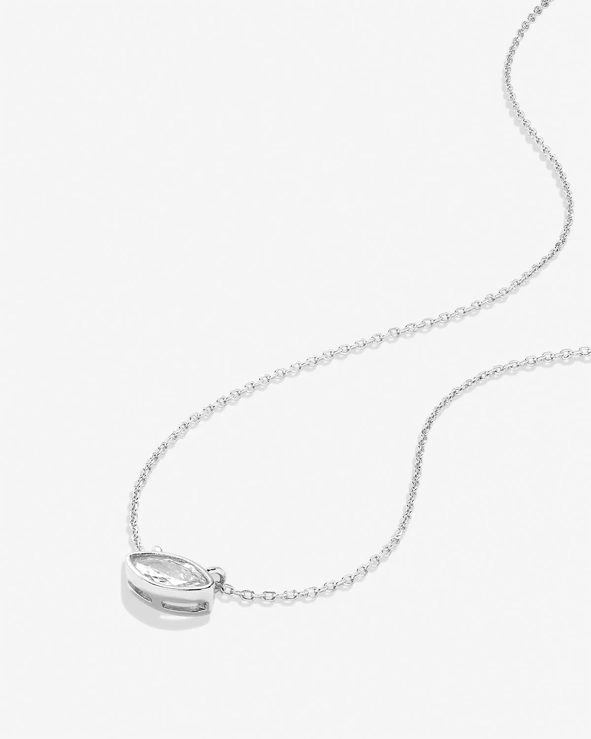 Radiance Marquise Solitaire Necklace
