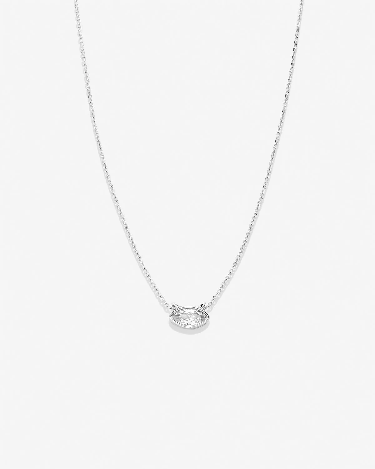 Radiance Marquise Solitaire Necklace