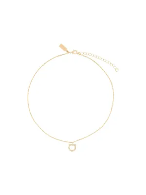 Salvatore Ferragamo Iconic Gancini Necklace