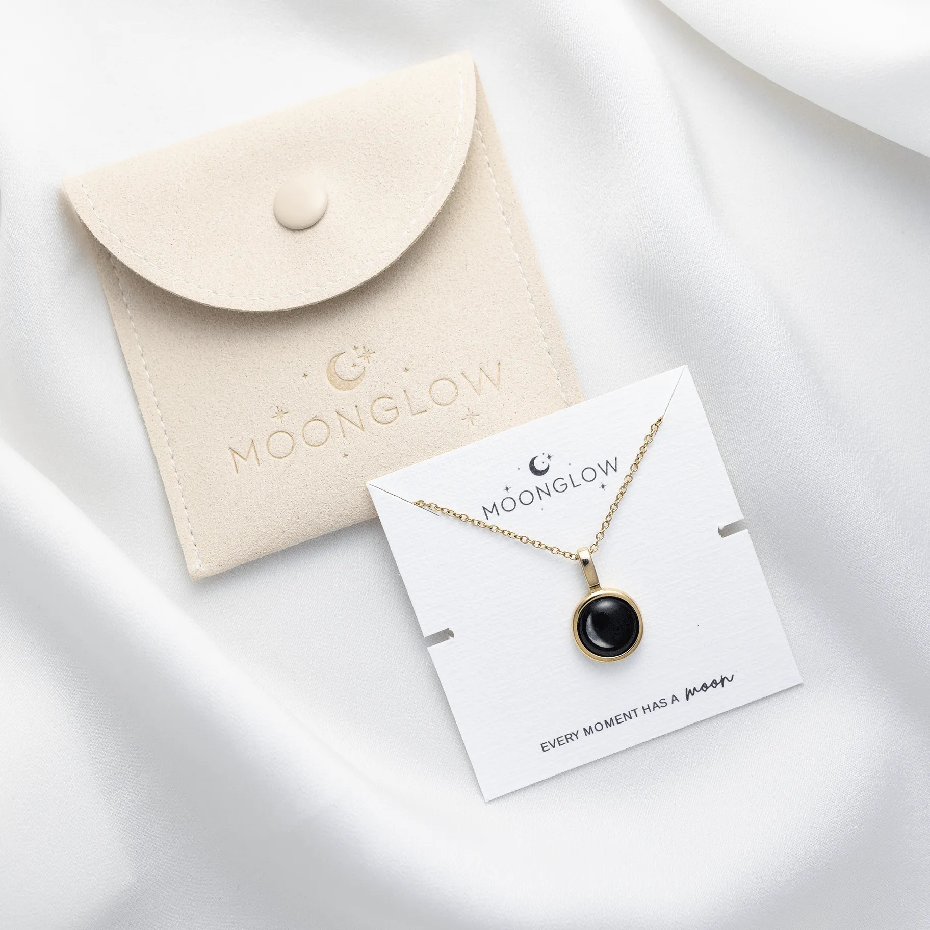 Sky Light Necklace in Black Matte