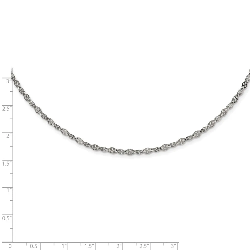 Stainless Steel Polished 2.90mm Fancy Link Chain | SRN1883