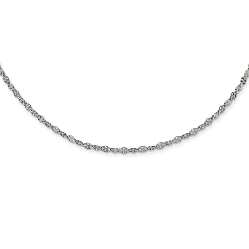 Stainless Steel Polished 2.90mm Fancy Link Chain | SRN1883