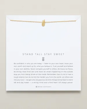 Stand Tall Stay Sweet Icon Necklace