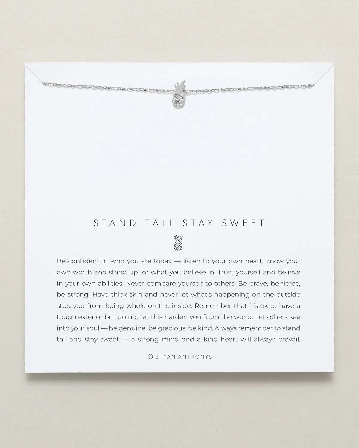 Stand Tall Stay Sweet Icon Necklace
