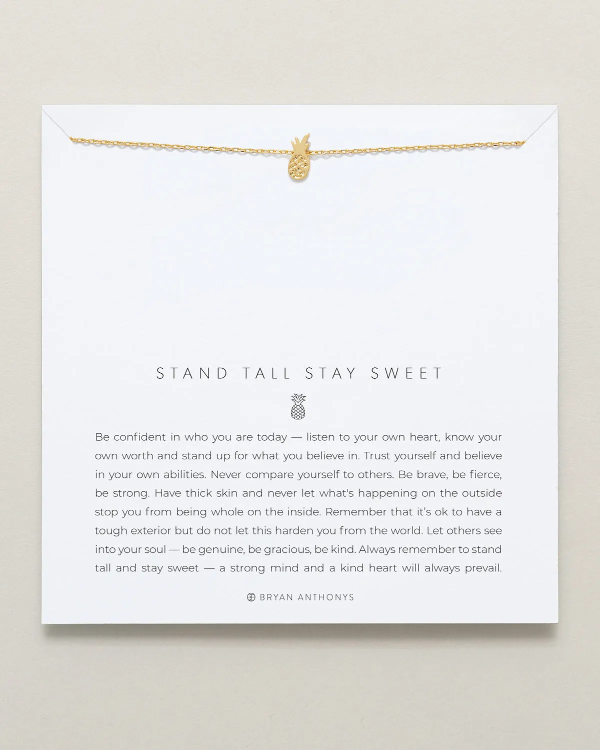 Stand Tall Stay Sweet Icon Necklace