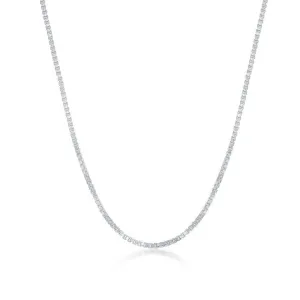 Sterling Silver 1.0mm Box Chain, 18"