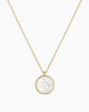 Sunset Etched Necklace