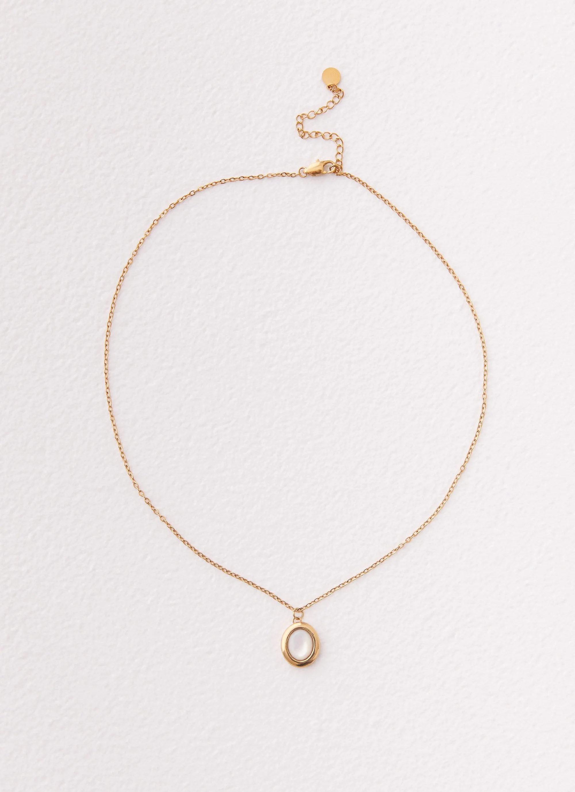 Temple Of Pearl Necklace - Gold