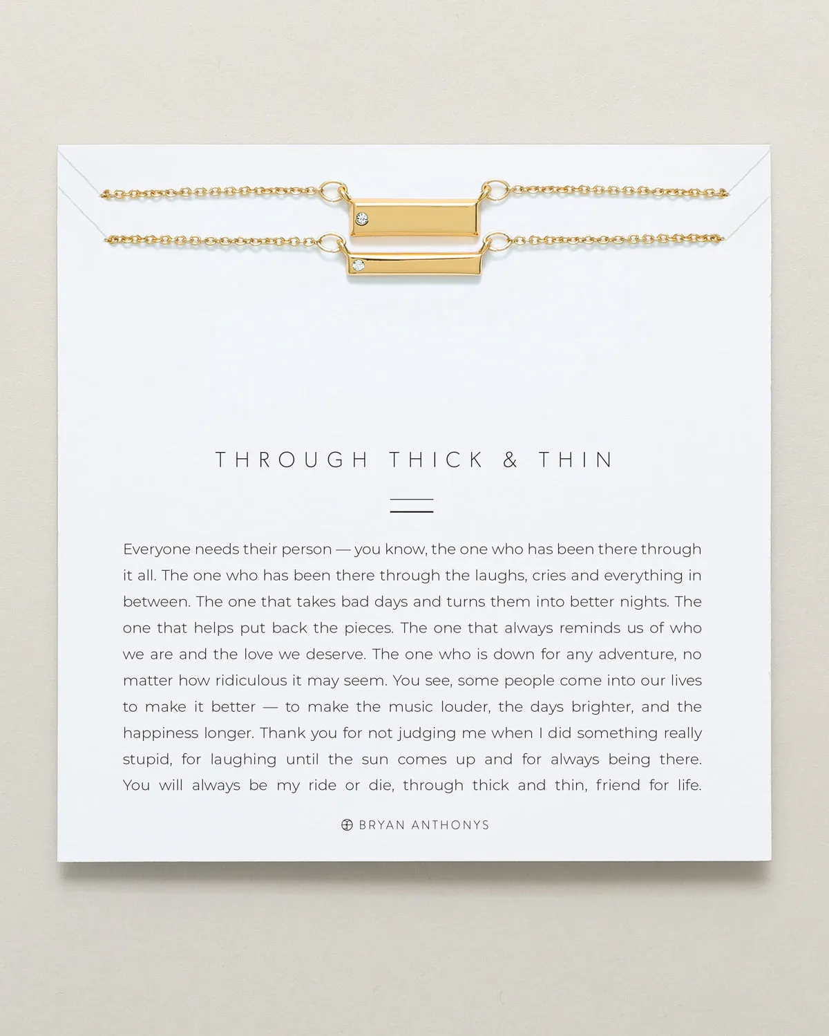 Through Thick & Thin Necklace Set