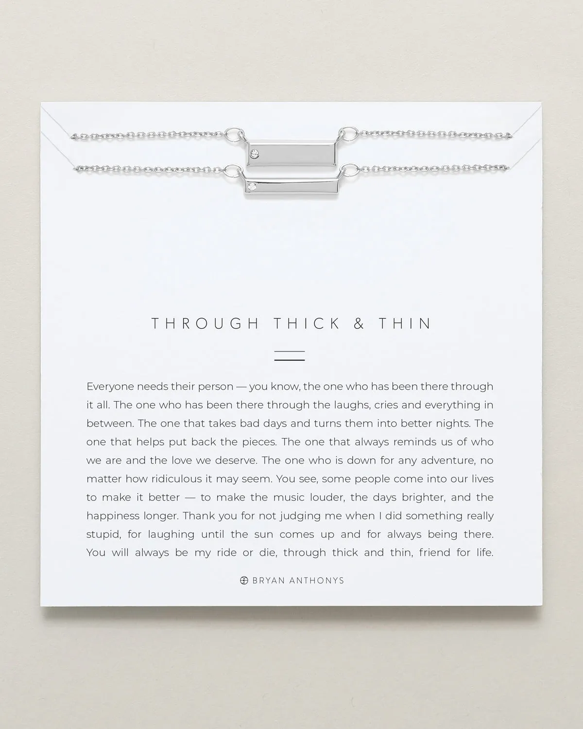Through Thick & Thin Necklace Set