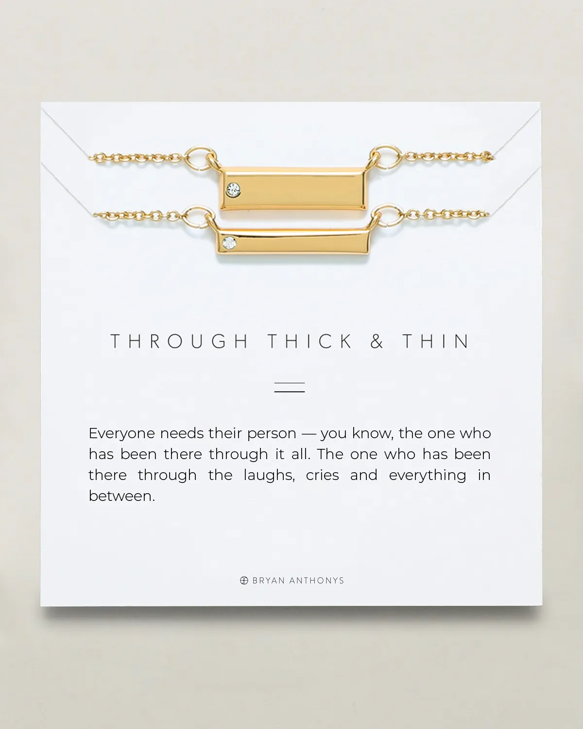 Through Thick & Thin Necklace Set