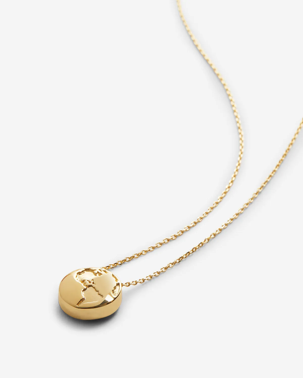 Us Against The World Icon Necklace