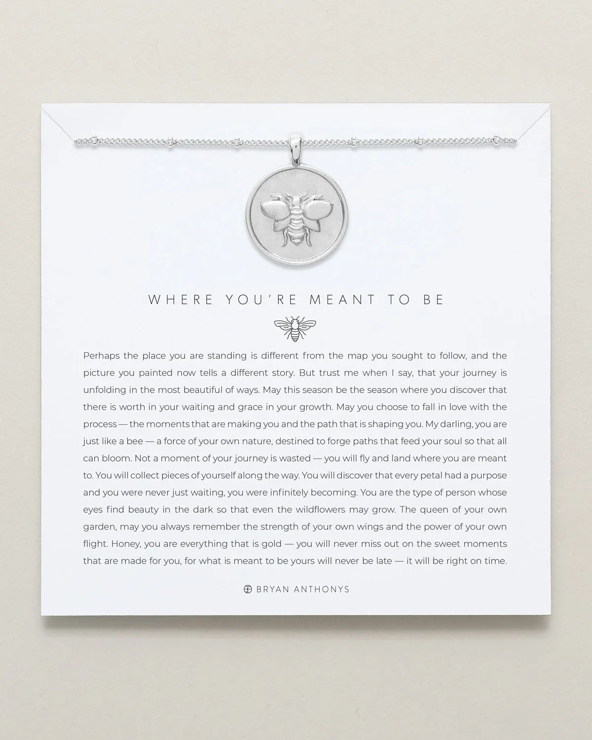 Where You're Meant to Be Necklace